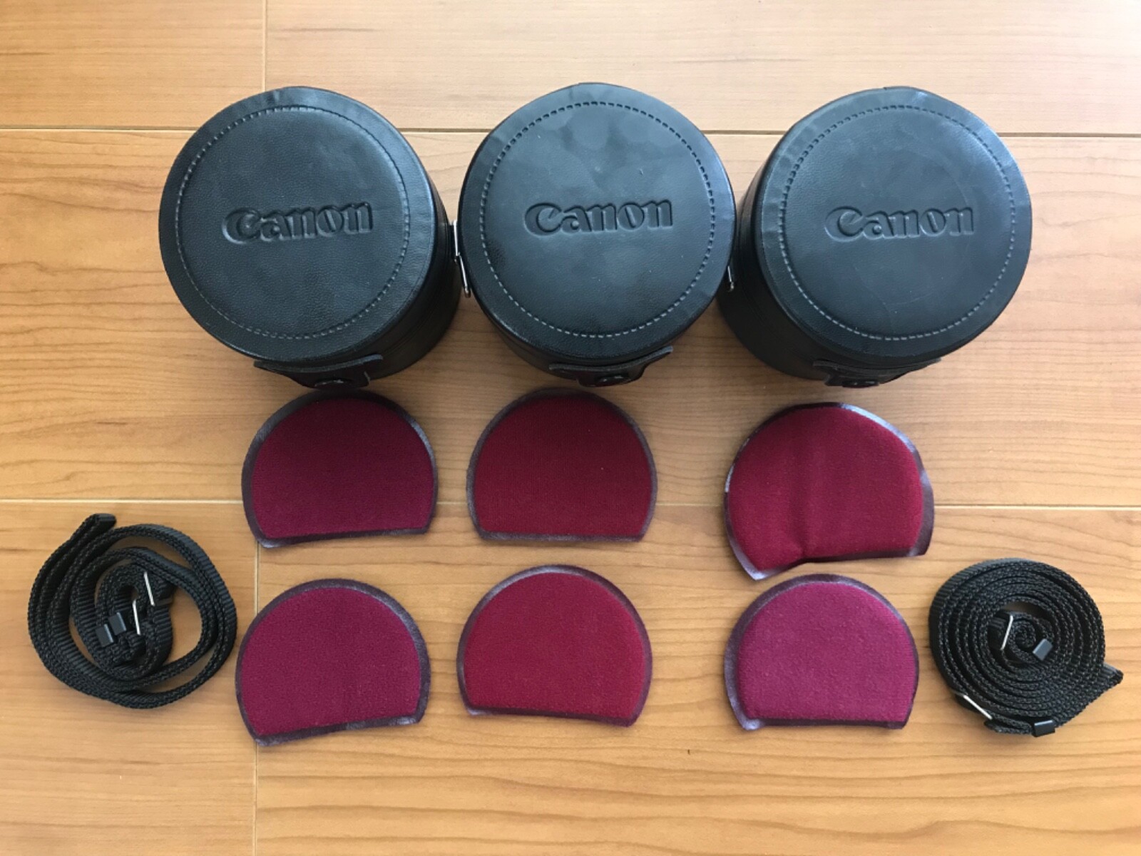 [Near Mint] Canon Lens Case LH-B8 ×3 JAPAN