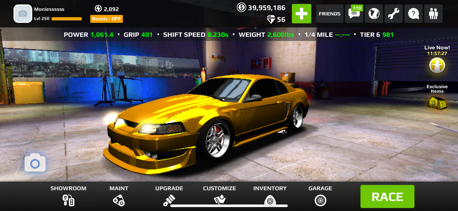 Rush Racing 2 In-game Vehicle. 6-8$ each