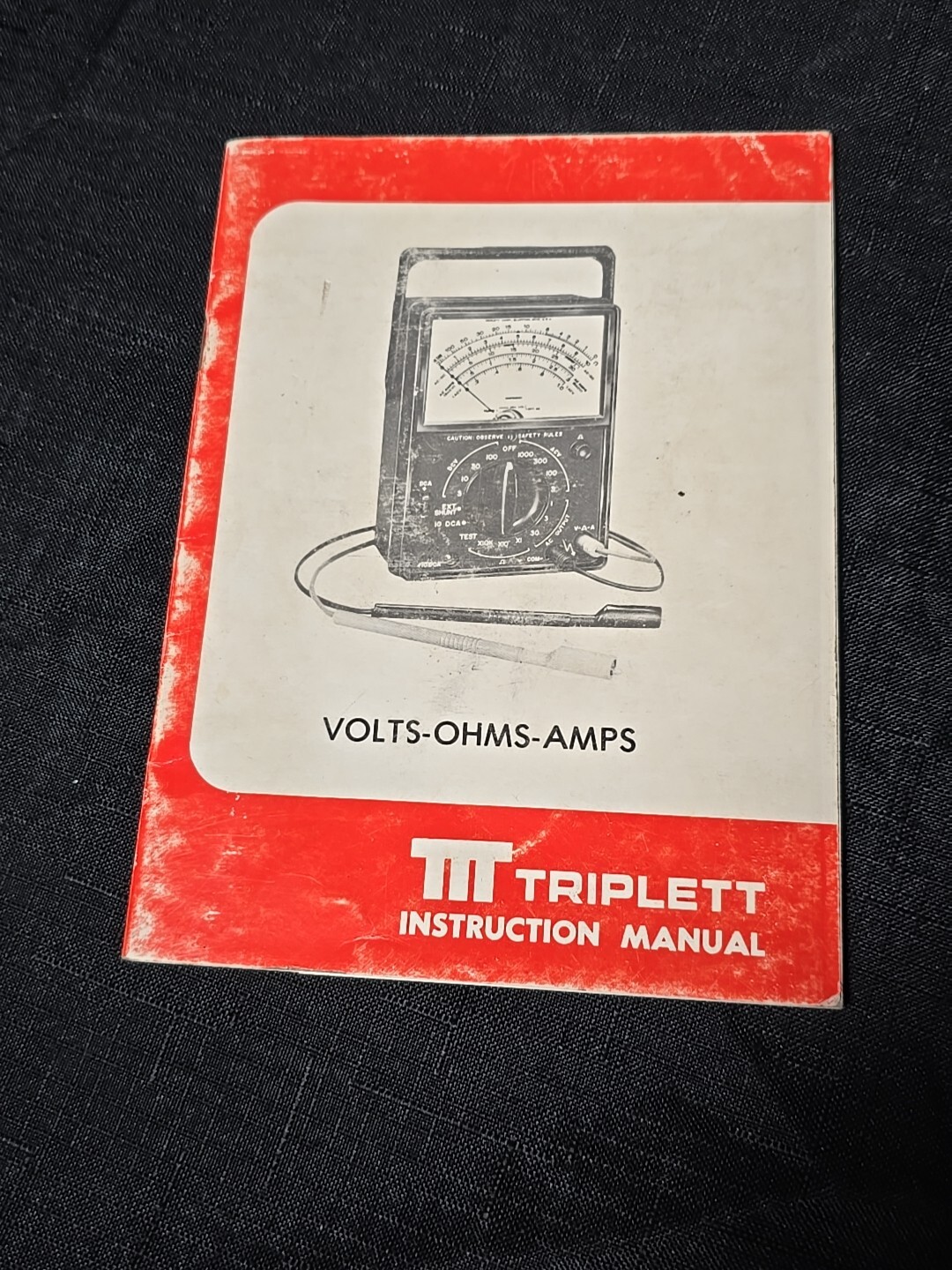 Triplett 60-DC Volts-Ohms-Amps Instruction Manual (Bluffton, Ohio)