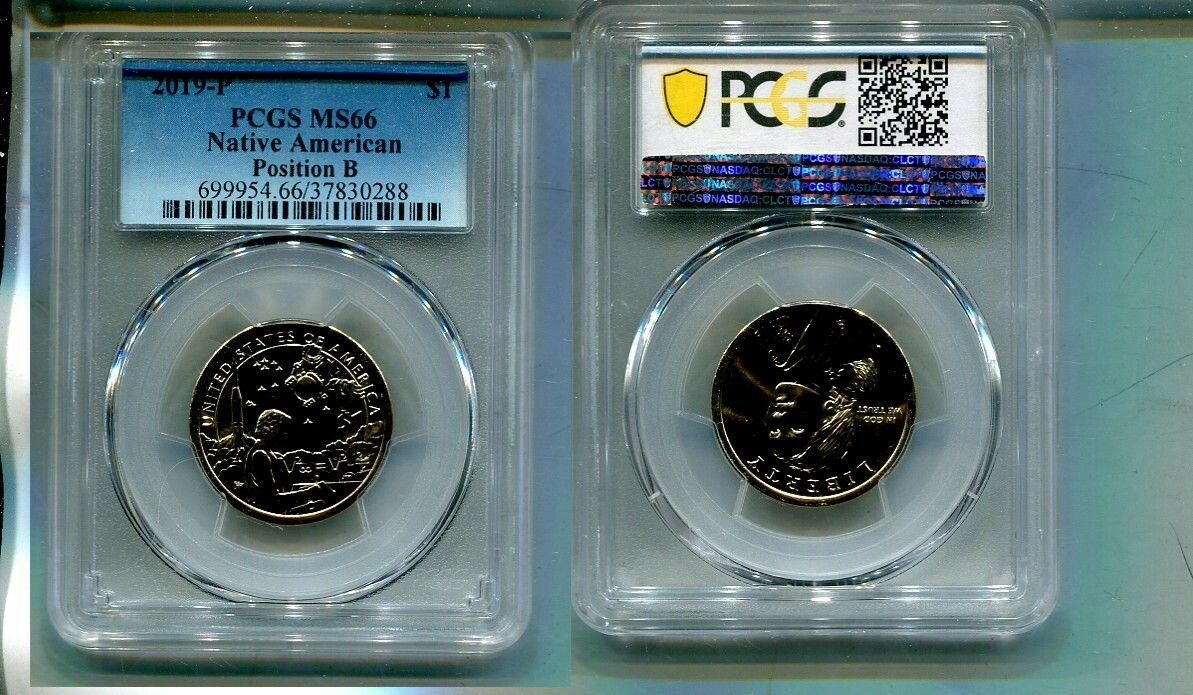 2019 P NATIVE AMERICAN DOLLAR POSITION B PCGS MS66 2124Q