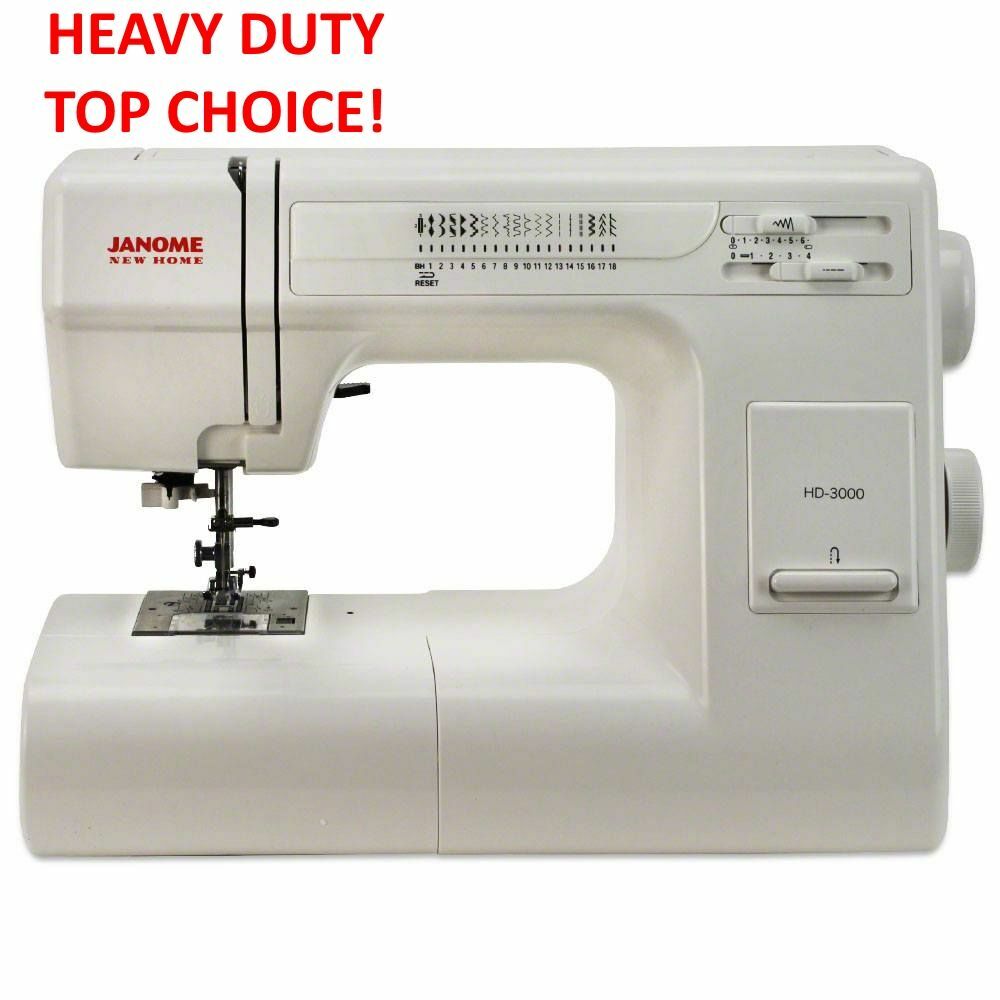 Janome HD3000 Heavy Duty Sewing Machine NEW