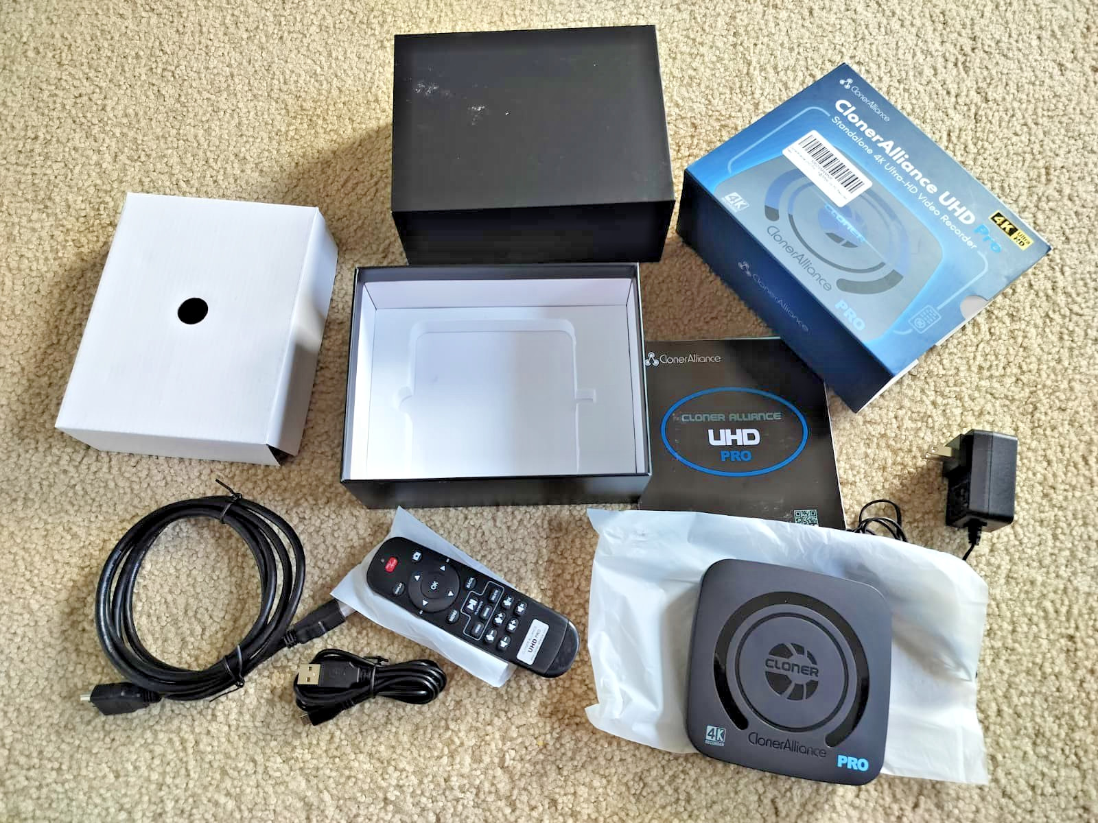 ClonerAlliance UHD Pro, 4K Video Recorder, HDMI Capture DVR w/ H.265/H.264 Codec