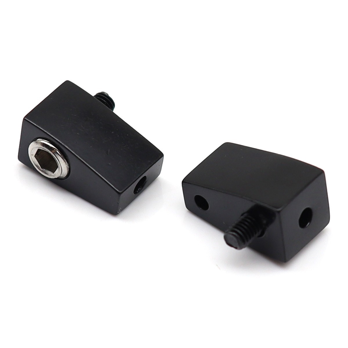 8 Strings Headless Electric Guitar Nuts 8Pcs Metal Single String Nuts Black