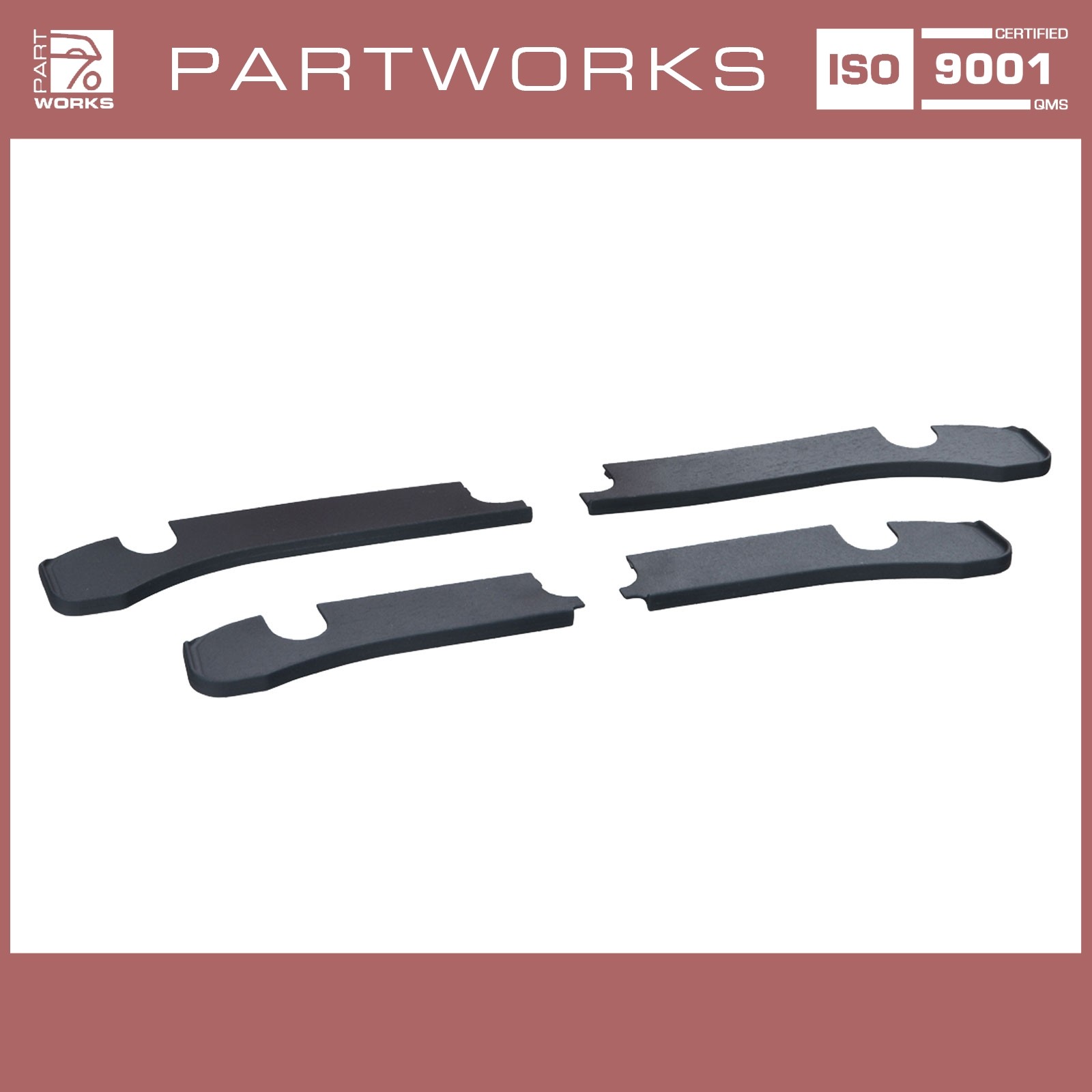 4x piping fender bumper for Porsche 911 G SC 930 fender piping set front