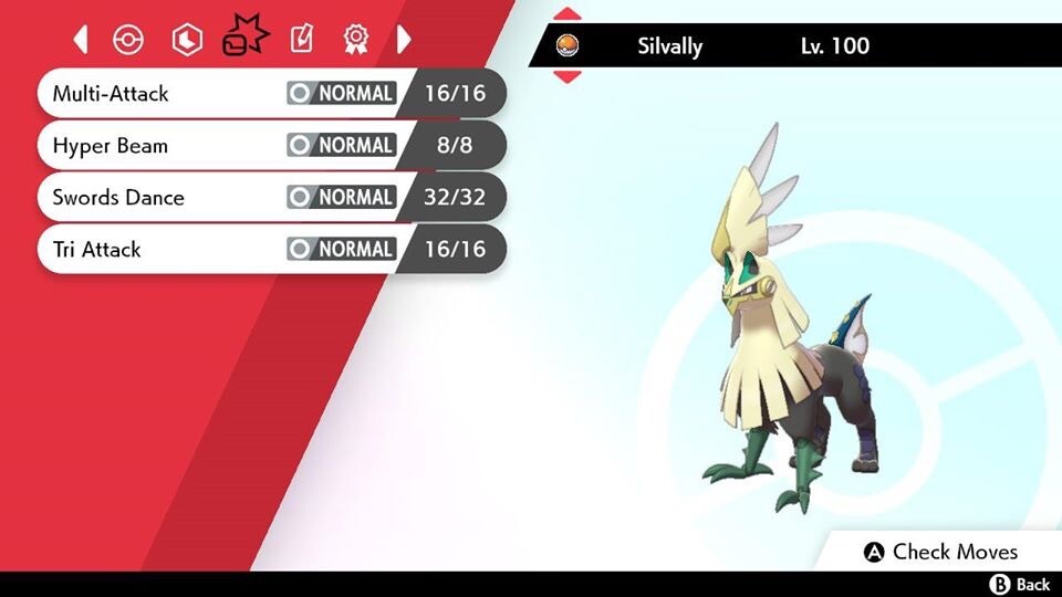 Pokemon Sword Shield Shiny Perfect IV/EV Silvally (Fast)