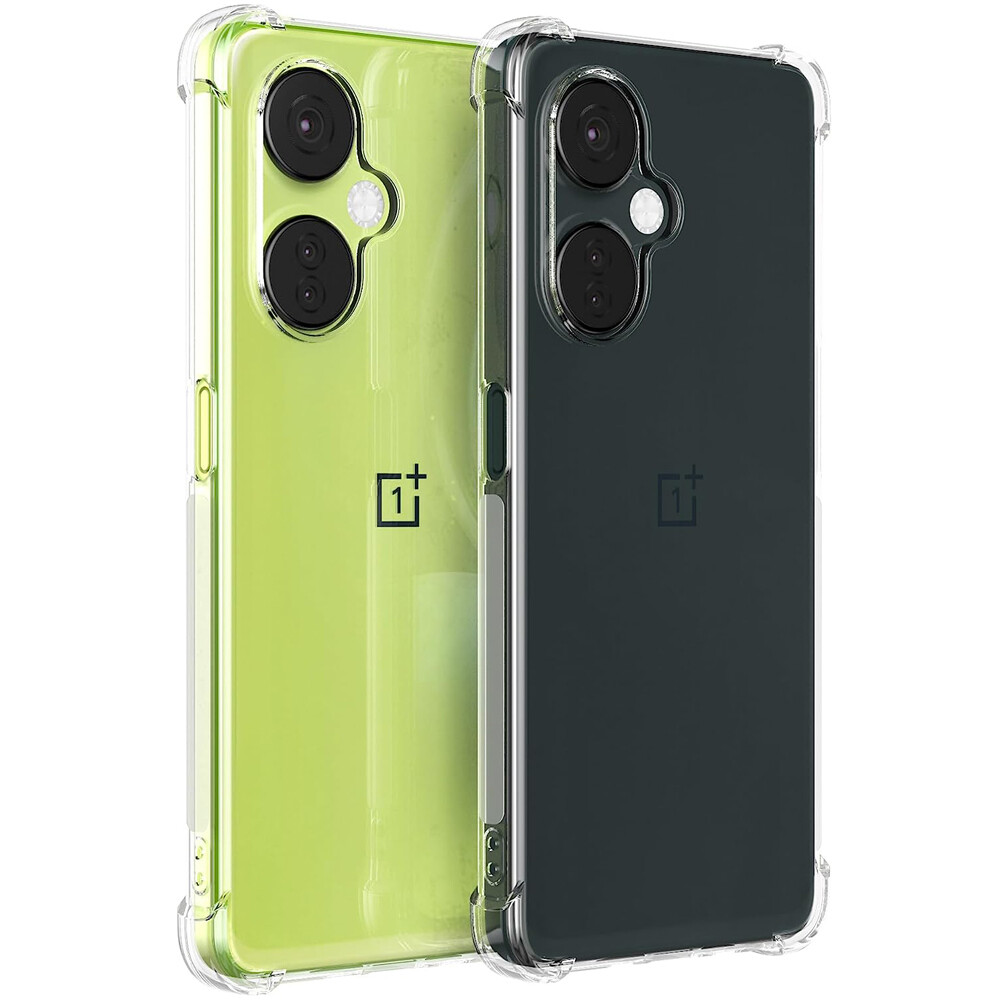 Slim Clear Shockproof TPU Case+Screen Protector For OnePlus Nord N30 / CE 3 Lite