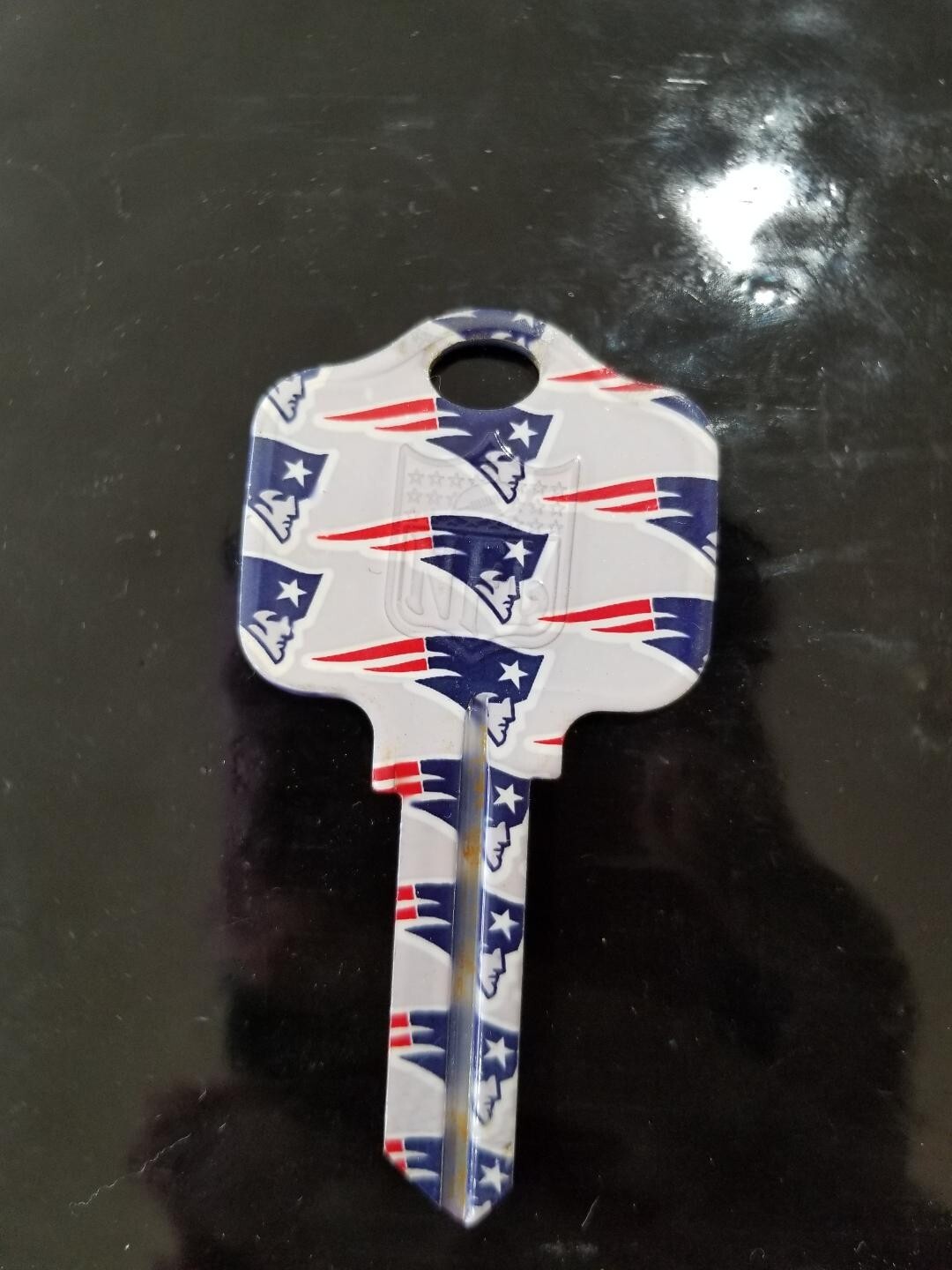 NFL NEW ENGLAND PATRIOTS KWIKSET KW1/KW10 KEYBLANK - READ DETAILS BELOW