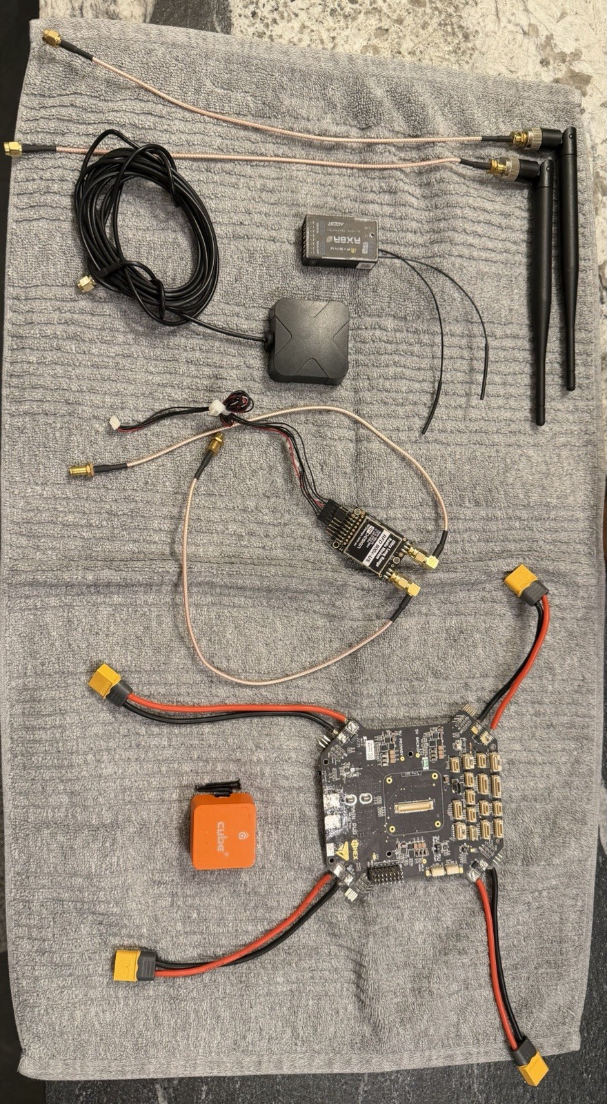 Orange Cube Pilot + Kore Cart tier Board + Telemetry/Radio Kit PRE-WIRED