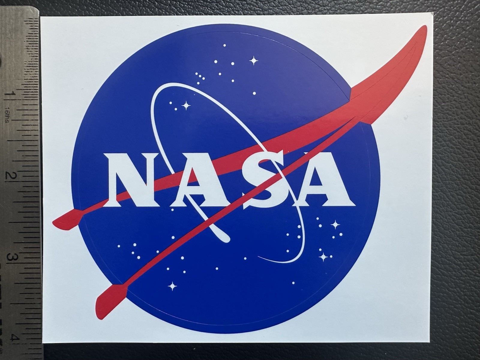 NASA “Meatball” Logo Sticker Decal – 4” x 4.75” - Space Enthusiasts