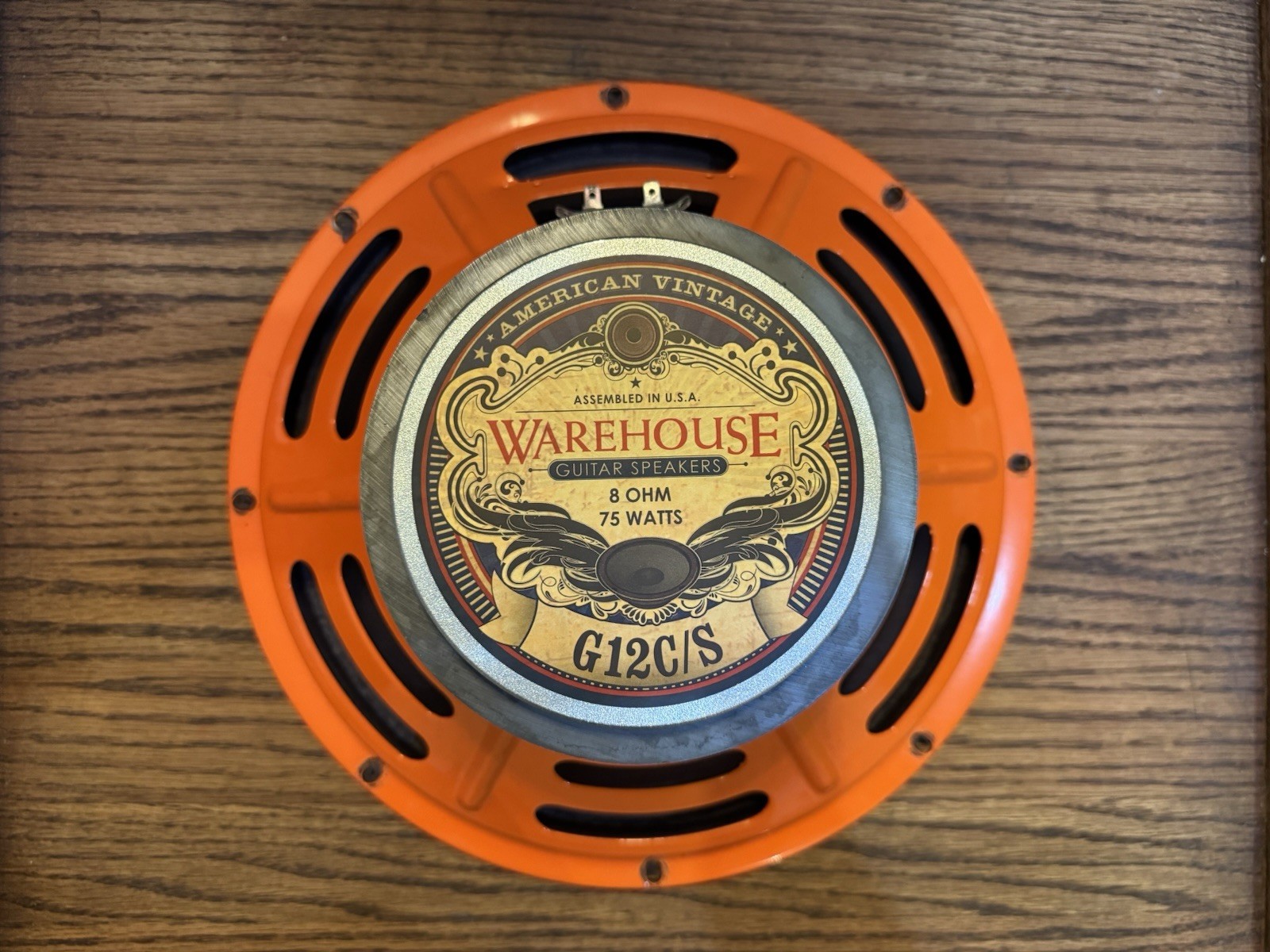 WGS Warehouse G12C/S 12” 8 Ohm 75W Guitar Speaker With Original Box