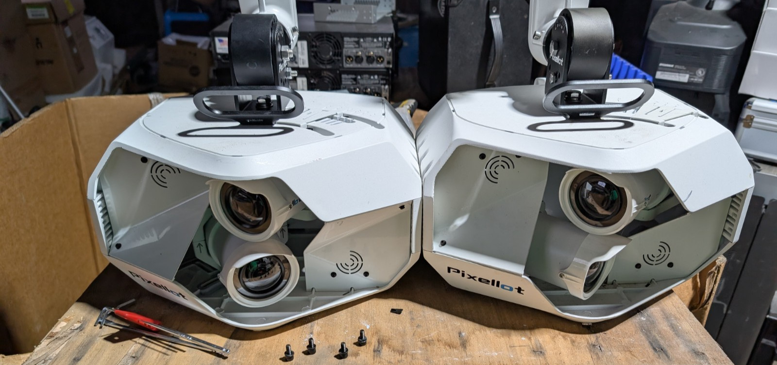 Lot of 2 Pixelot Pxl-422 AI Sports cameras Dual-lens camera head - FAST SHIP !12