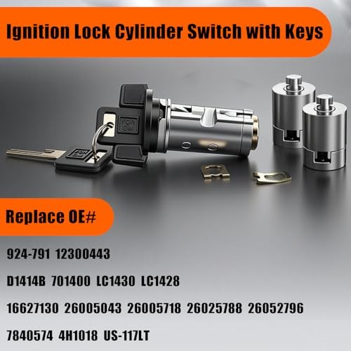 Ignition Switch & Door Lock Cylinders with Keys fit for 1982-2002 Chevy, for