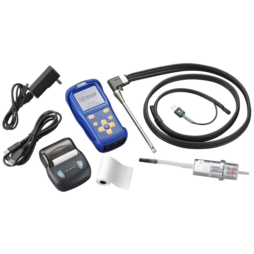 Yellow Jacket (CA502P) 68602 Combustion Analyzer with Printer
