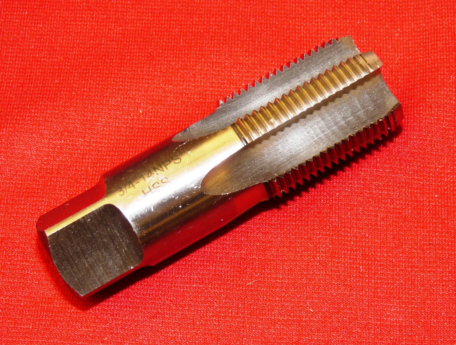 3/4" -14 TPI NPS STRAIGHT Pipe Tap A1 125-50048 Thread Cutting Cleaning HSS RH