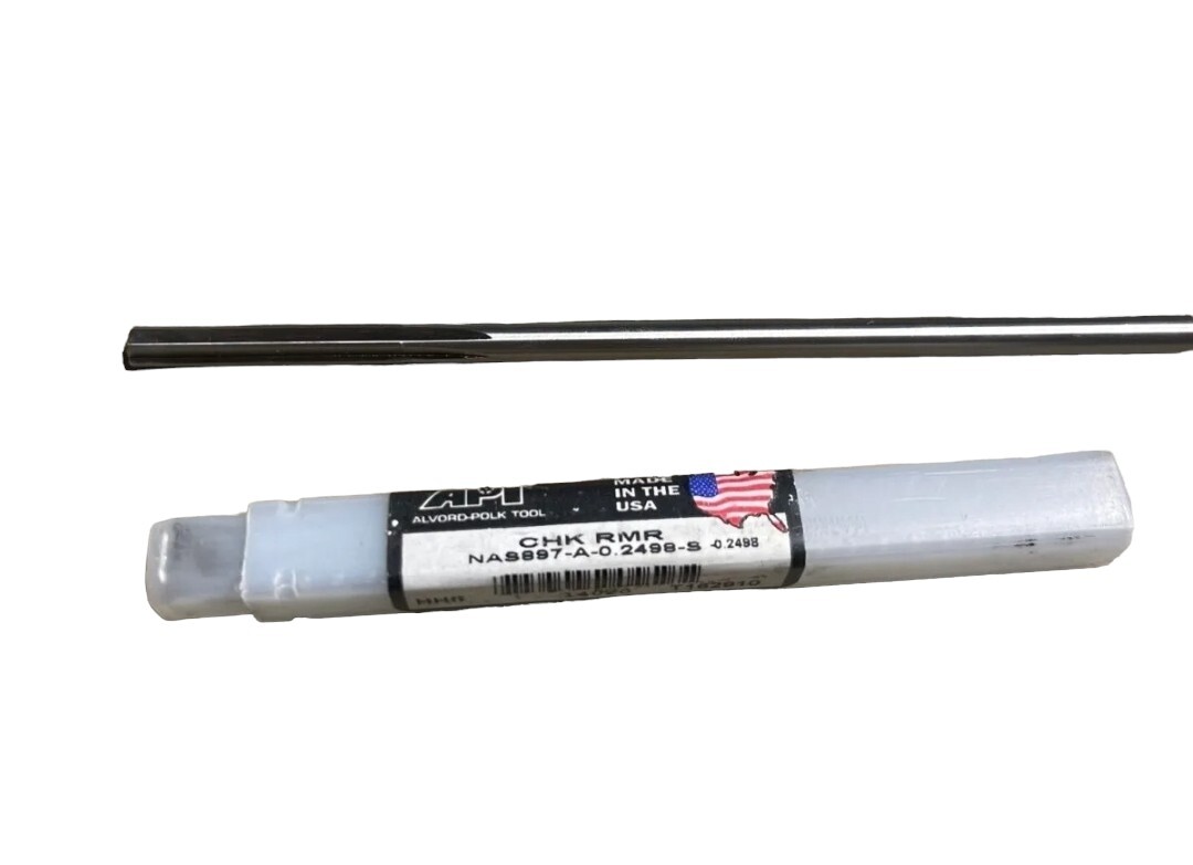 Alvord-Polk Tools CHK RMR NAS897-A-0.2498-S Reamer **SALE**