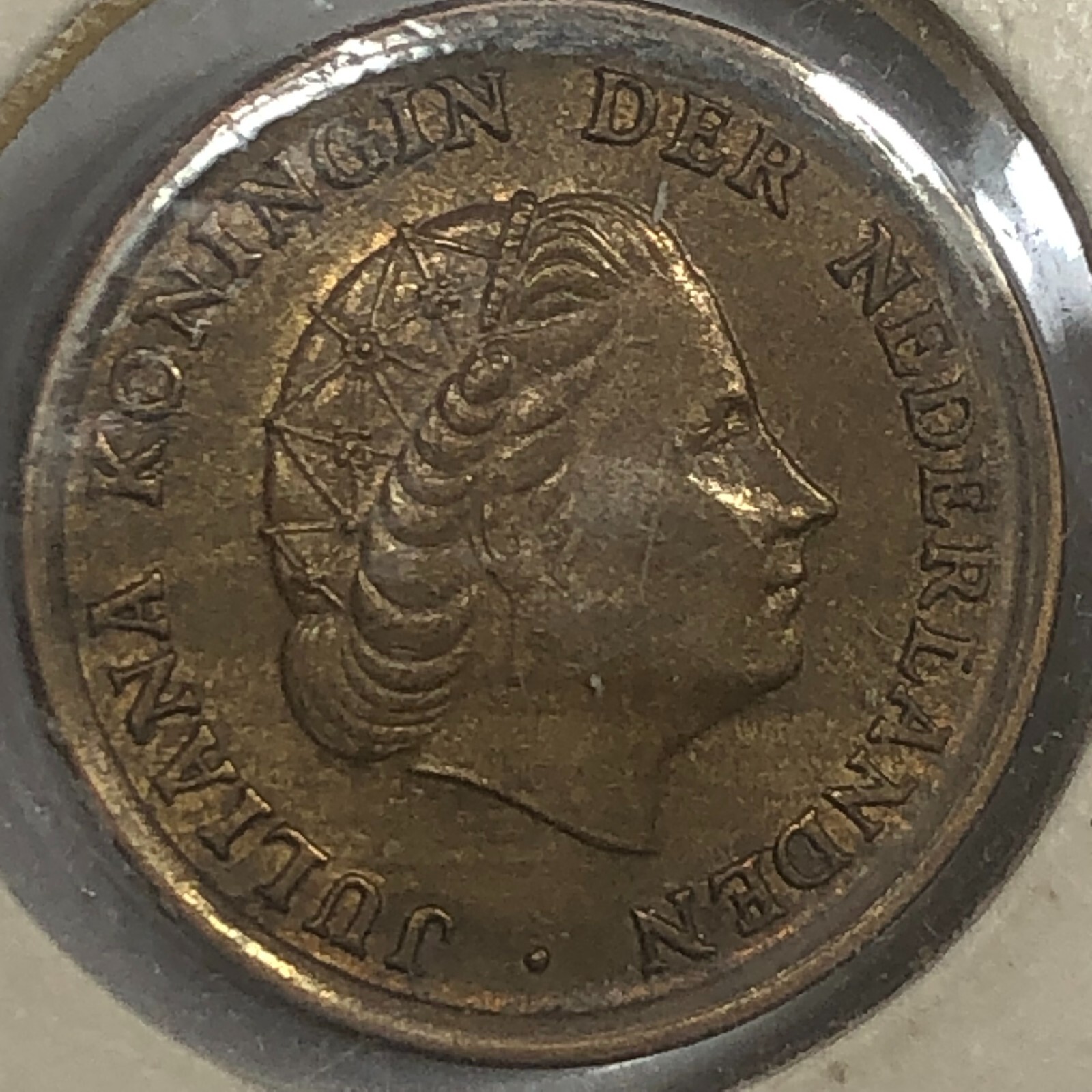 1962 Netherlands One Cent Foreign Coin #2186