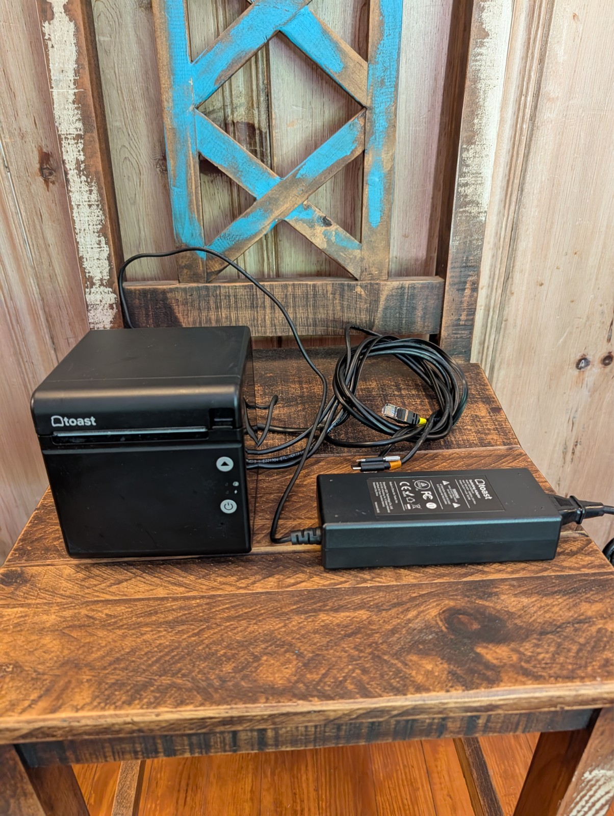 Toast POS Register Screen with Tap and Printer