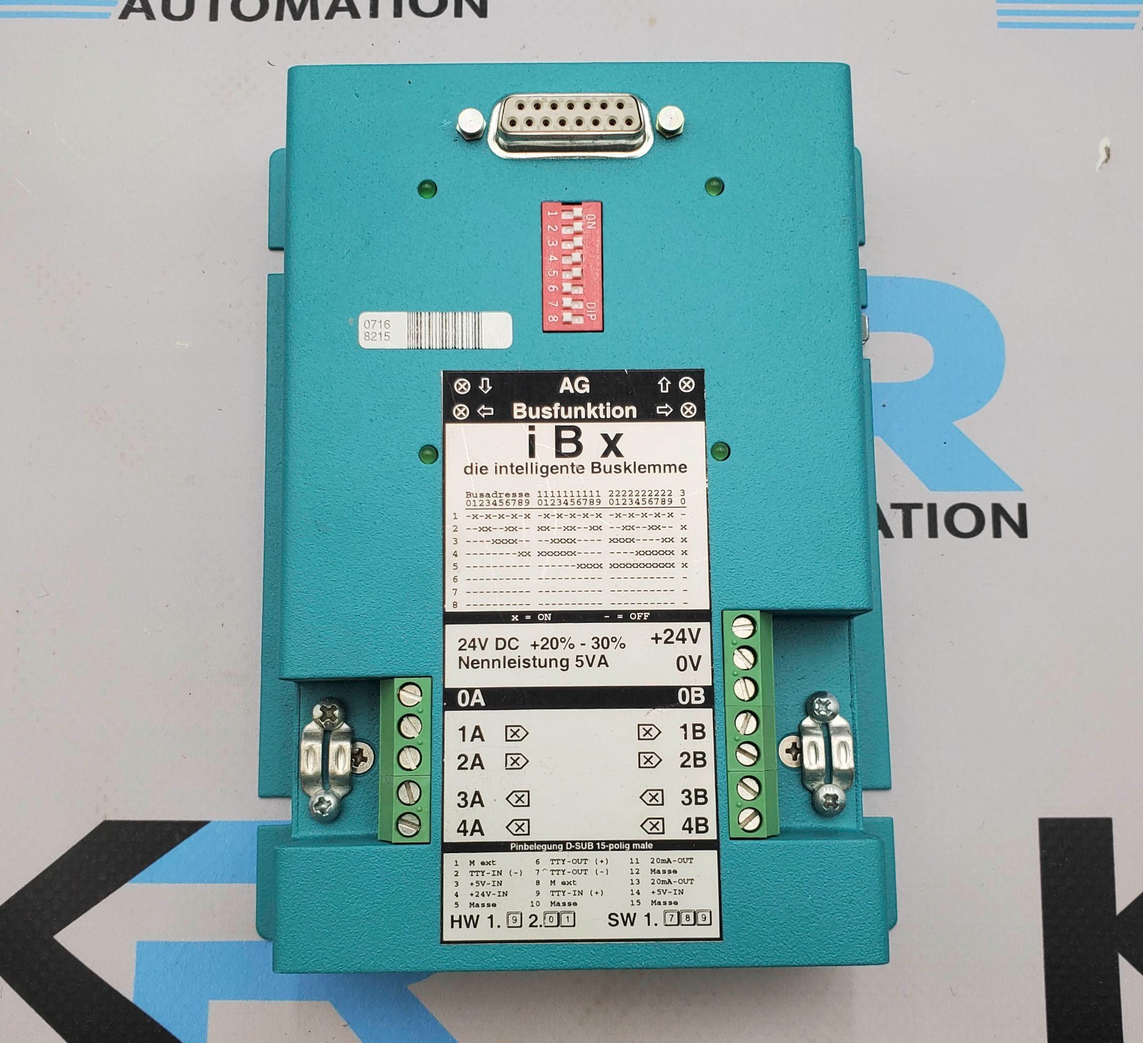 AG Busfunktion IBX Terminal Busway 24VDC 5A