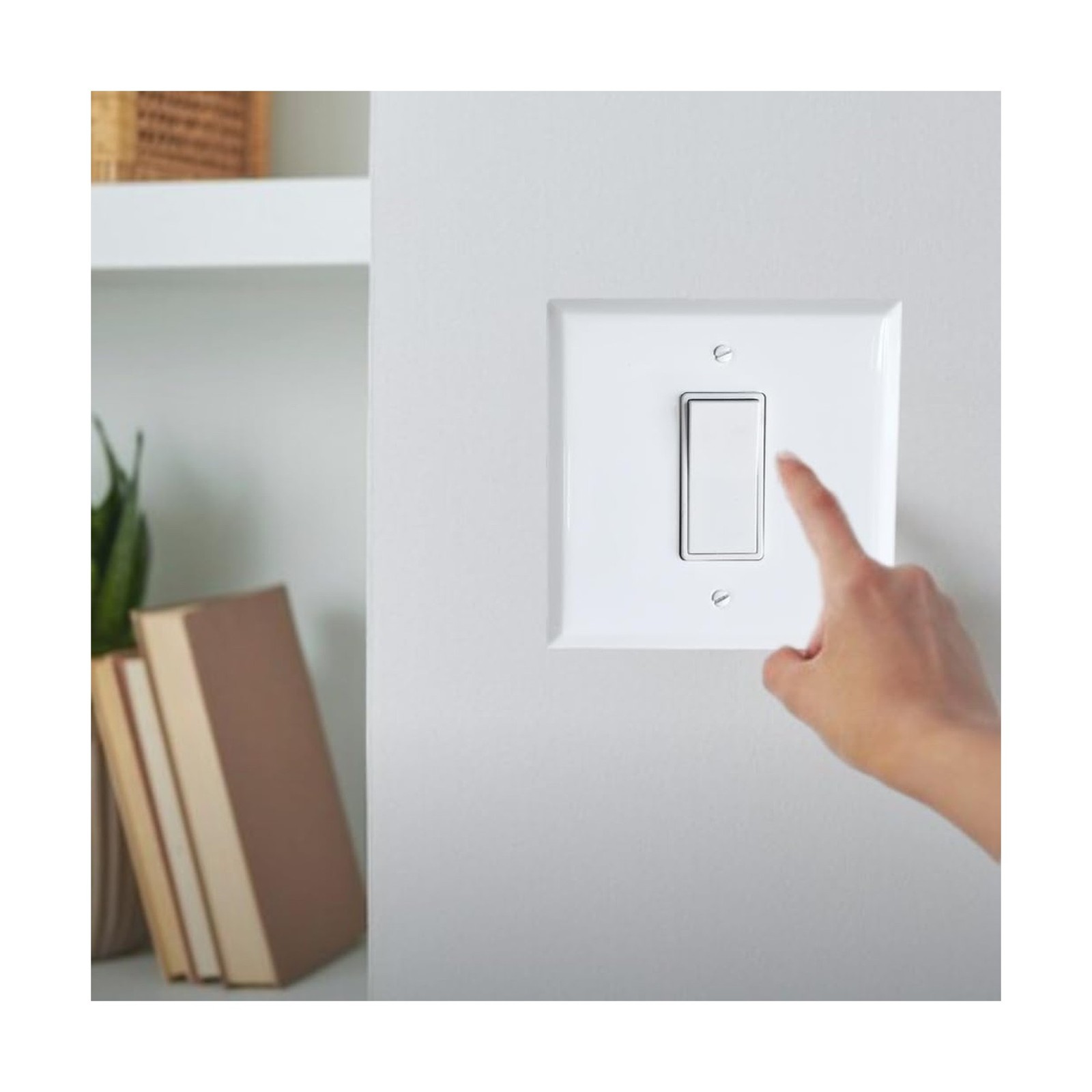Oversized Metal Light Switch Plate 5.5” Jumbo 2 Gang | White Extra Large D