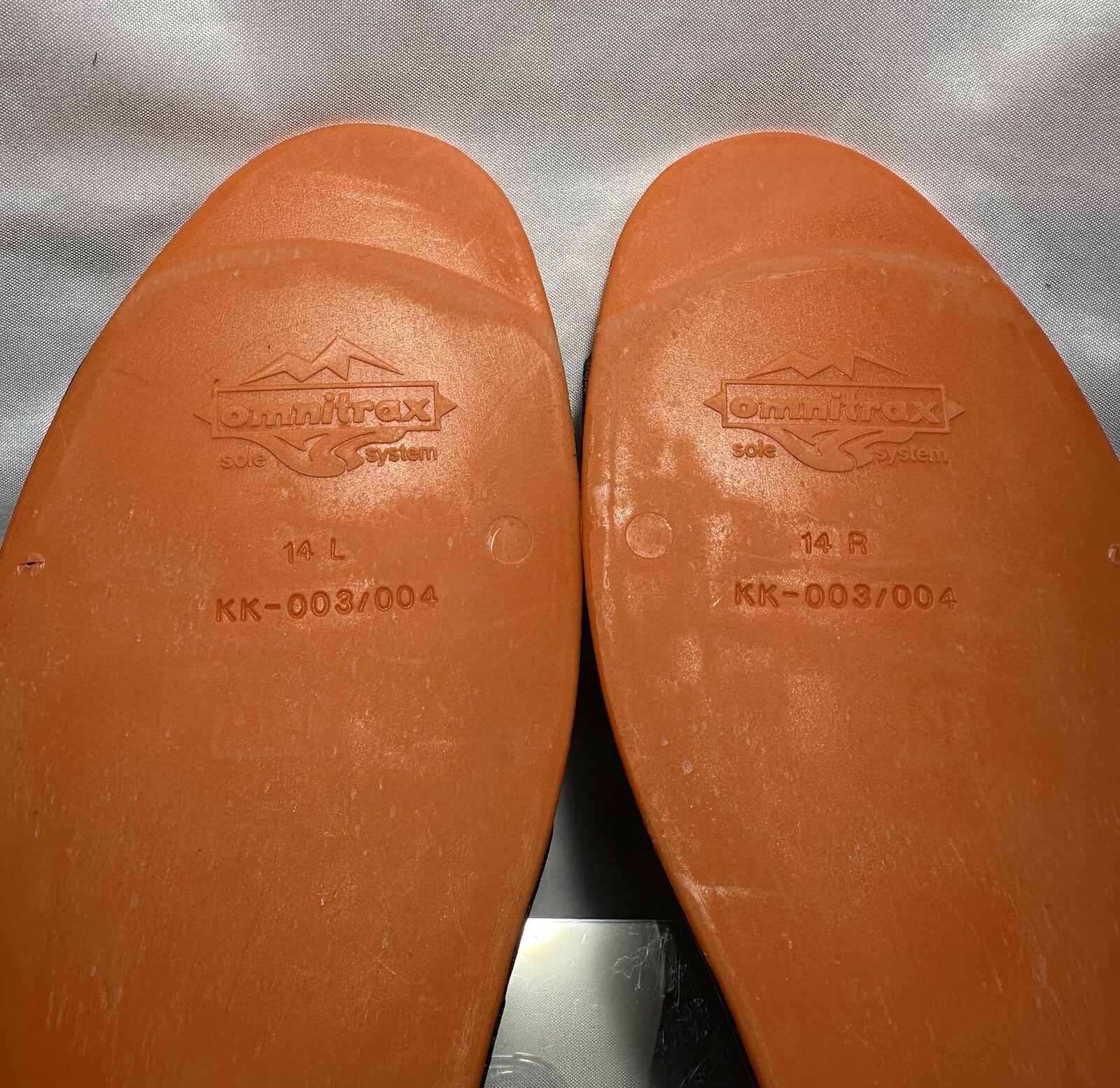 Korkers OMNITRAX Size 14 R Interchangeable Sole Trail Lug Soles KK 003/004