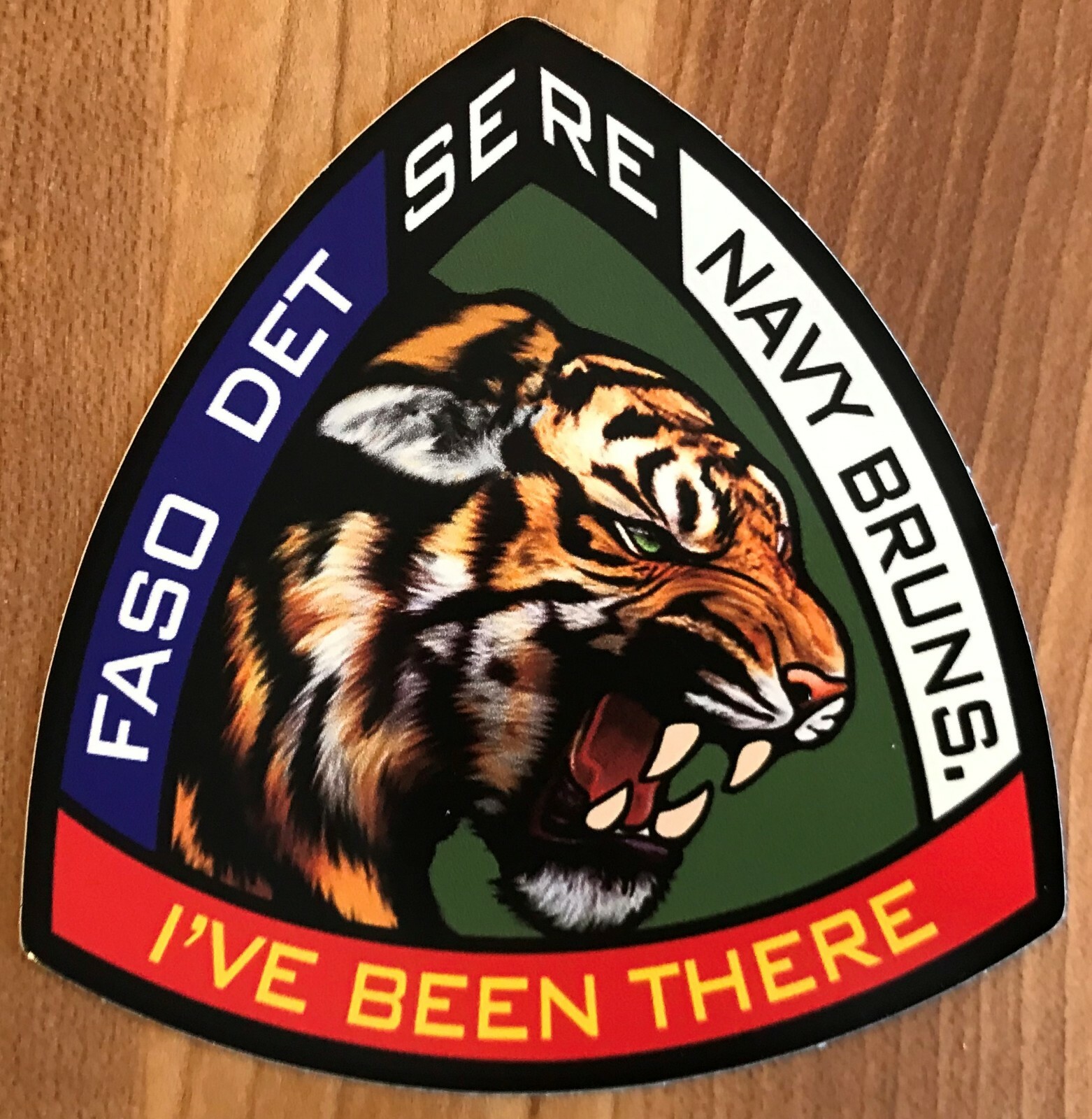 FASOTRAGRULANT DETACHMENT NAS BRUNSWICK, ME SERE STICKER POW NAVY FASO DET