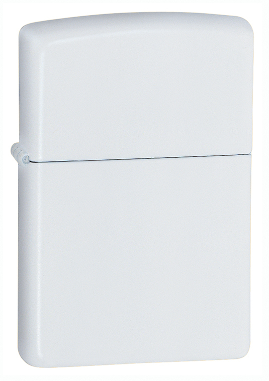 Zippo Windproof White Matte Lighter, 214, New In Box