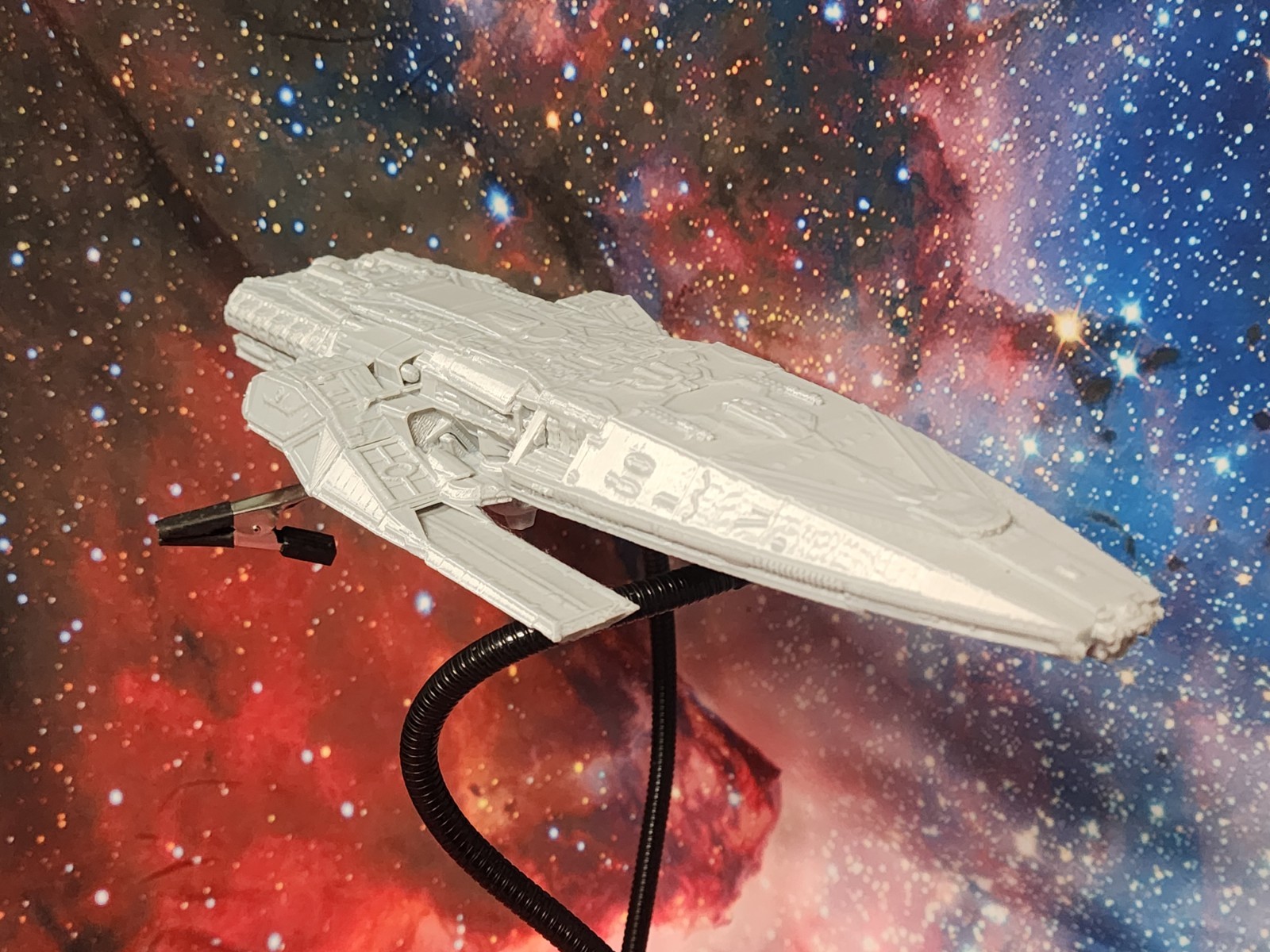 T.G.S. Battlestar Djerba 1:4105 scale PLA Model **Noncanonical Galactica**