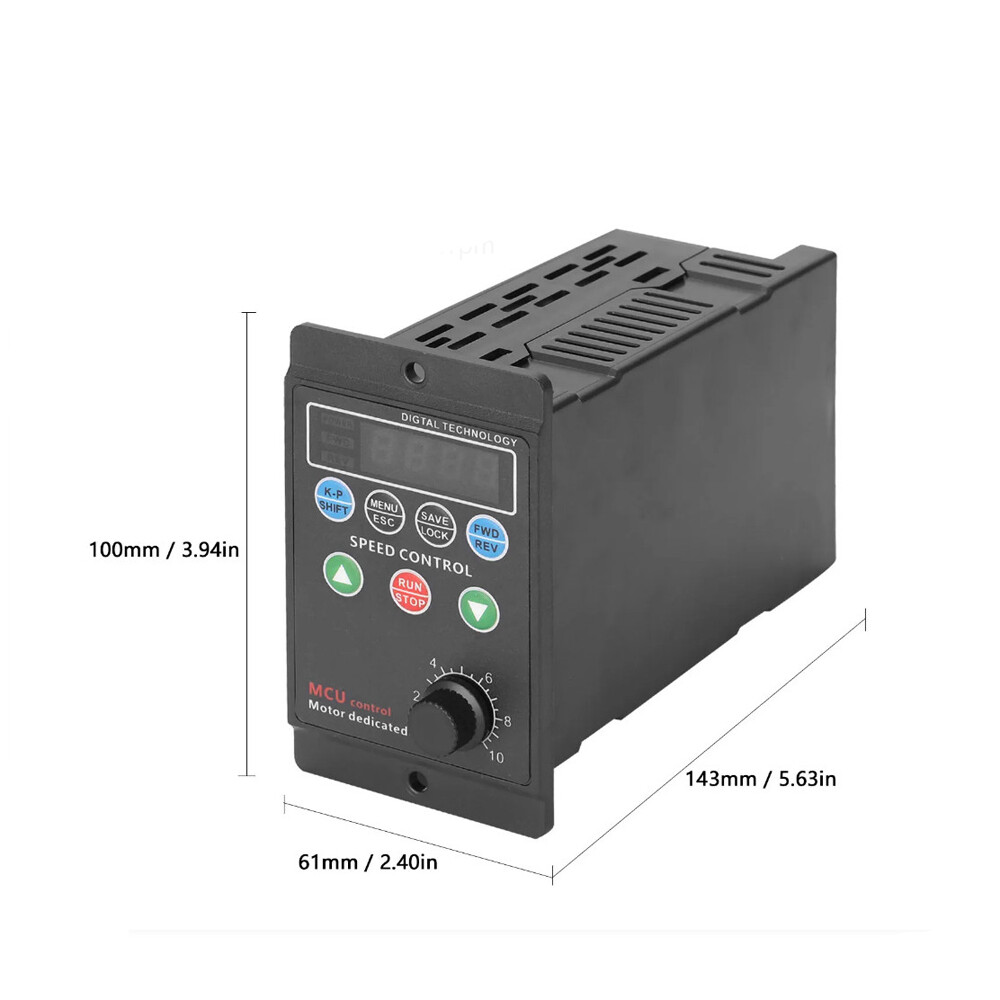 AC220V Single-phase Input Three-phase Output Motor Variable Frequency Governor