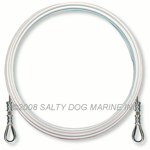HOBIE CAT 16 FORESTAY WIRE WHITE 1971 to 2008 - NEW ( #159411 )