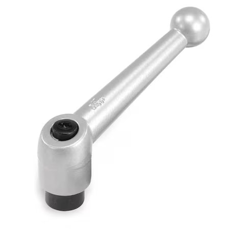 Kipp K0116.5A51 Adjustable Handle, Size: 5 1/2-13 Zinc, Black Satin, Comp: Steel
