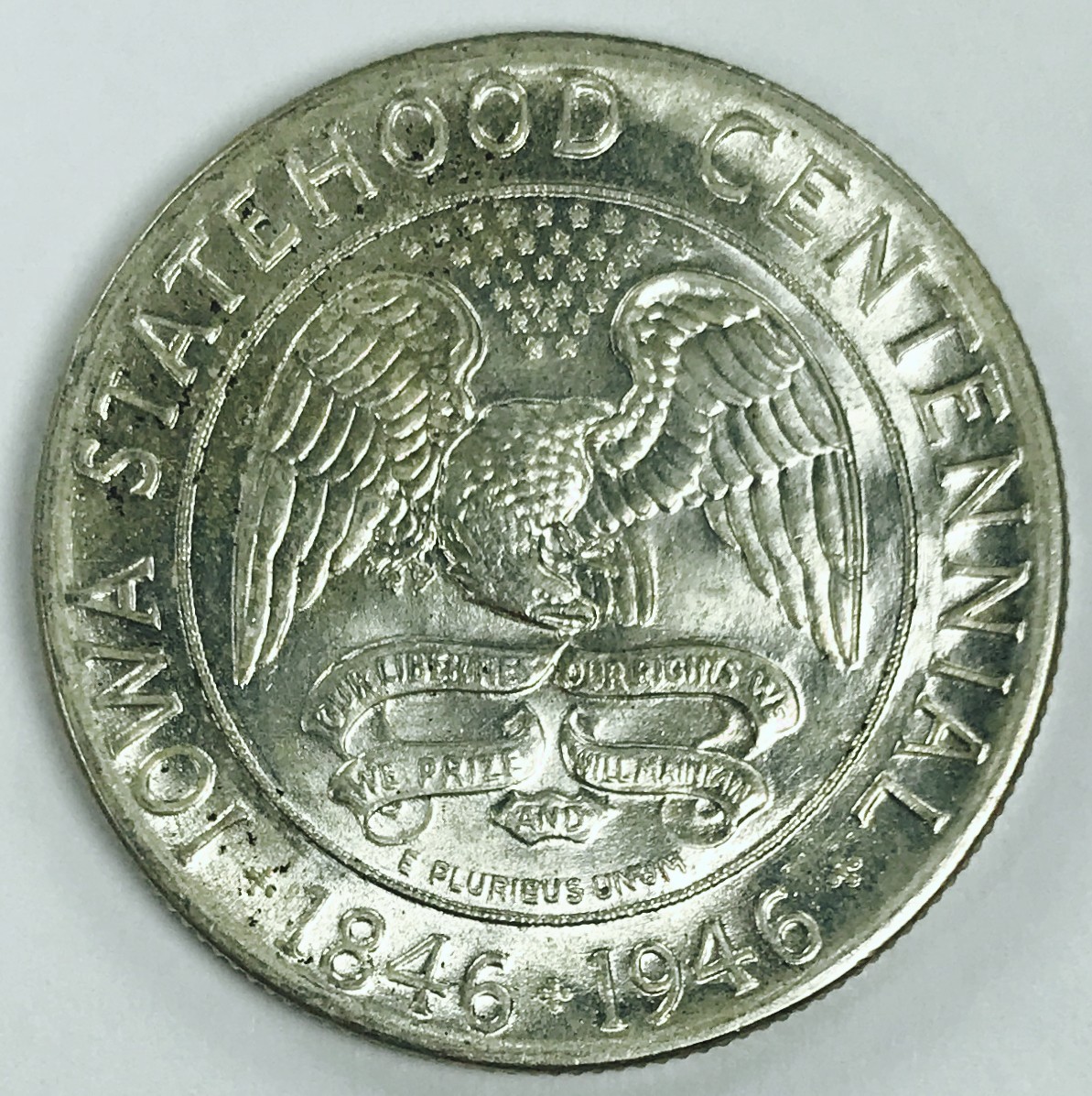 1946 IOWA COMMEMORATIVE HALF DOLLAR GEM BU++! OUT OF THIS WORLD! INSANE NR#G1063