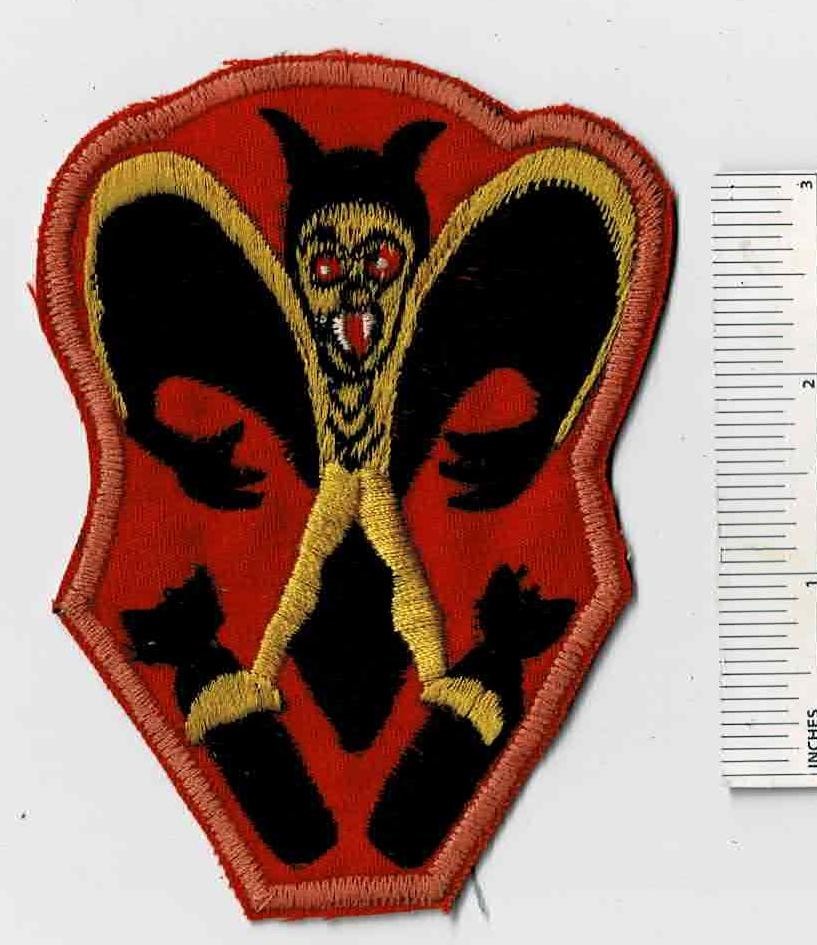 WW2 374th Bomb Squadron BOMBING BATS USAAF US Army Air Force Shoulder Patch WWII