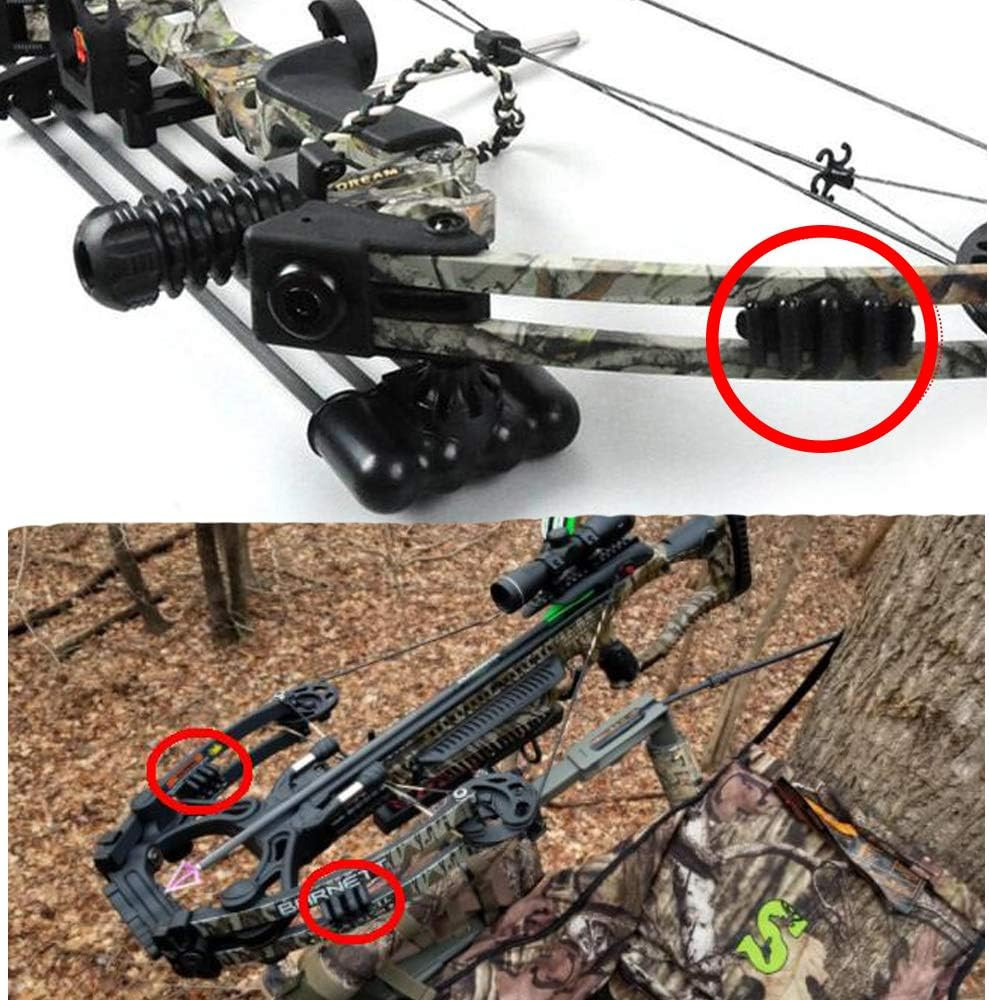 2 pcs Compound Bow Limb Dampeners Archery Bow Stabilizer Silencers Archery Shock