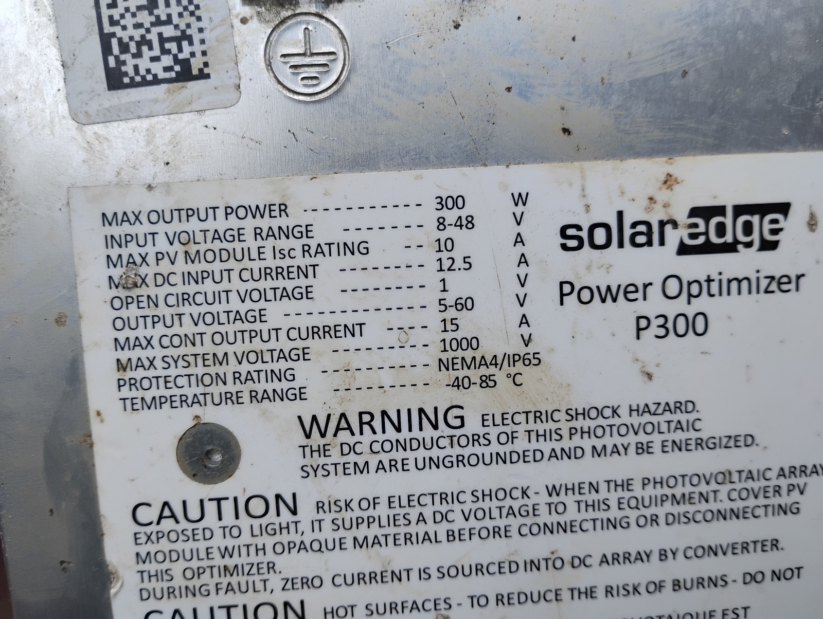 SolarEdge P300 Solar Power Optimizer