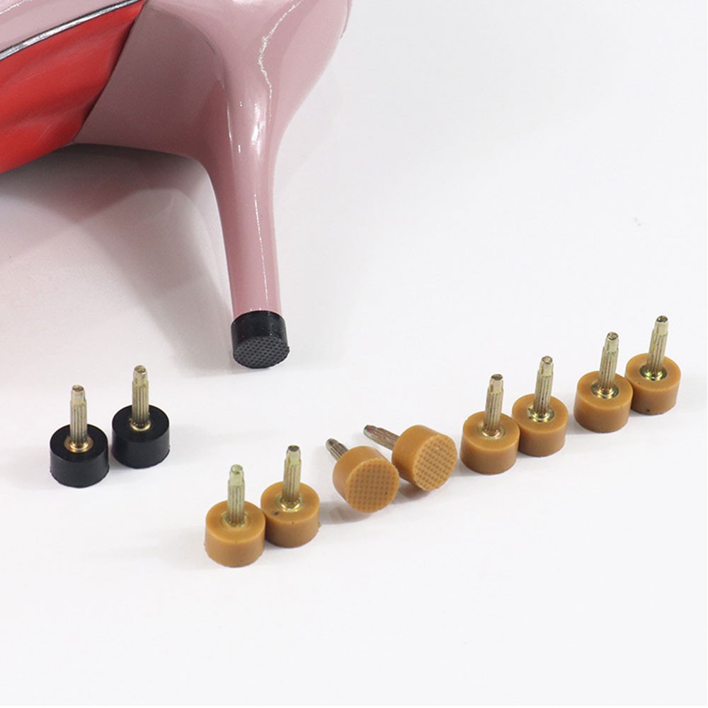 With Removal Pliers Shoe Heel Repair 40 PCS Of Heel Caps Repair Toolbox 2 Colors