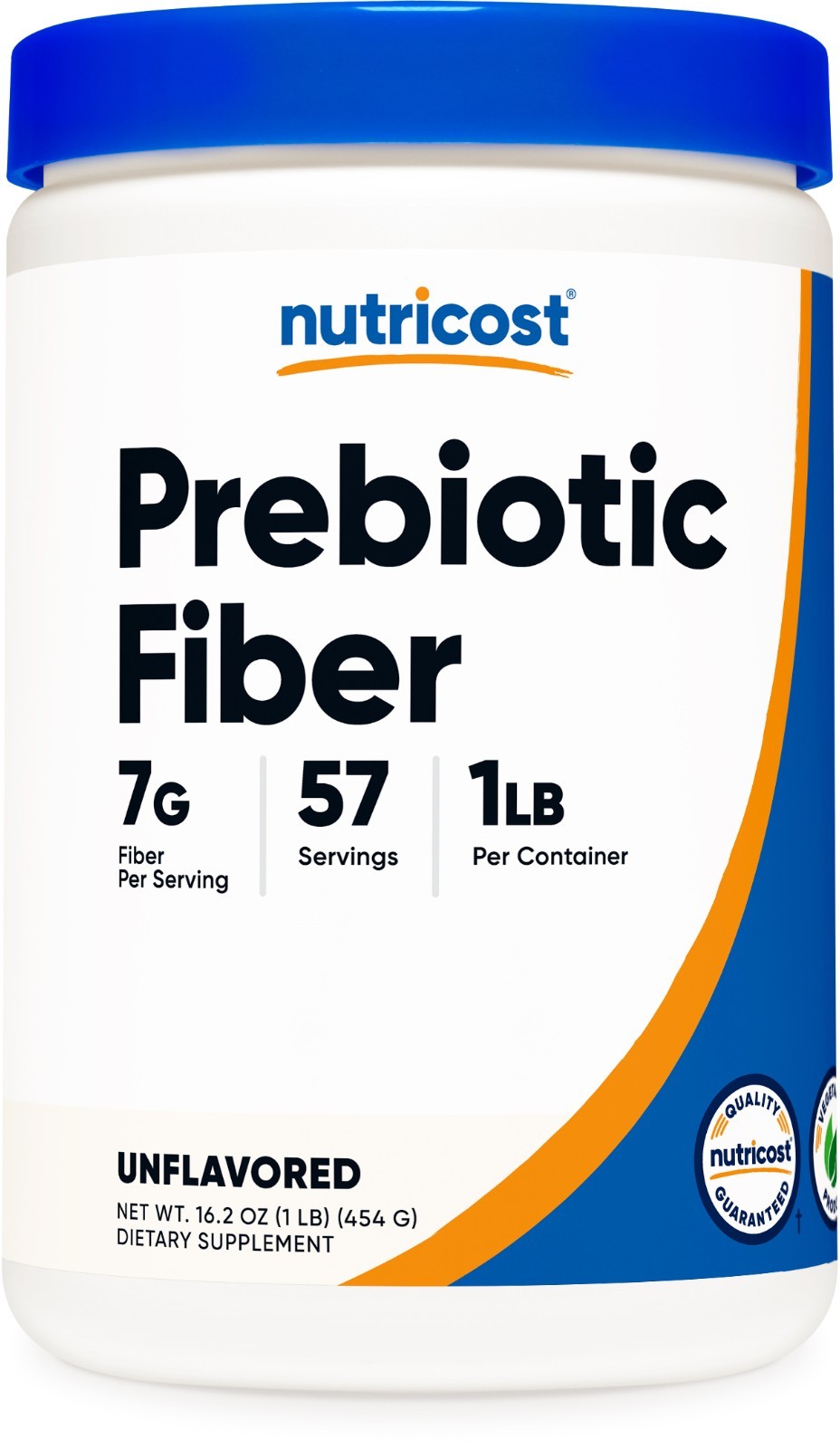 Nutricost Prebiotic Fiber Unflavored (1 Pound) - Vegetarian, Gluten-Free