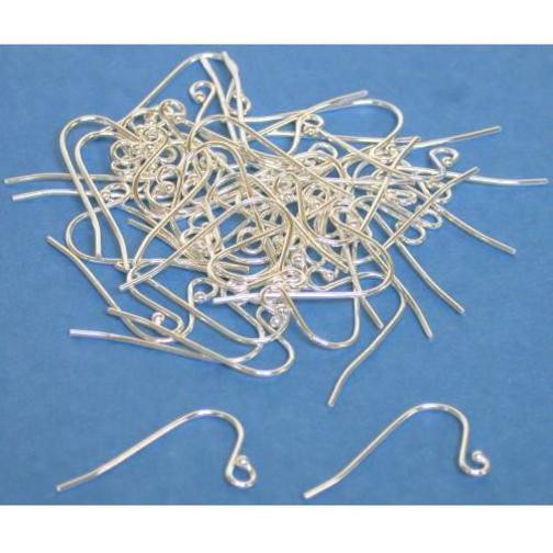 50 Sterling Silver Shepherd Hook Earrings 21 Gauge