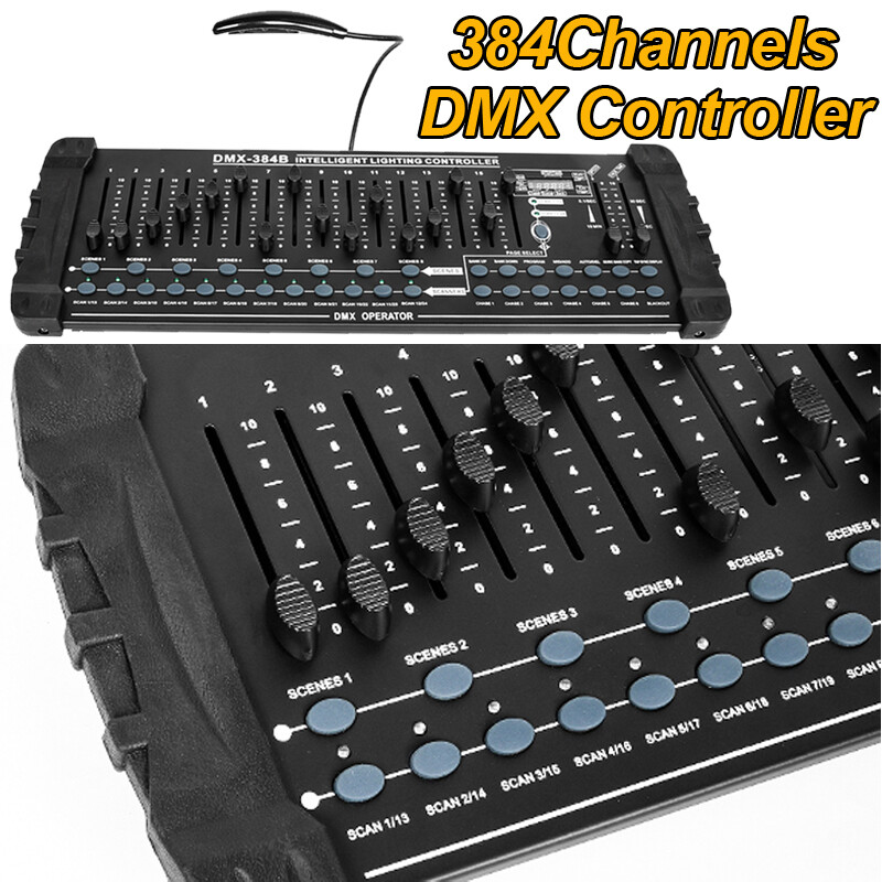 Party DJ DMX512 384Channels Operator Console Controller Fit Stage Lighting