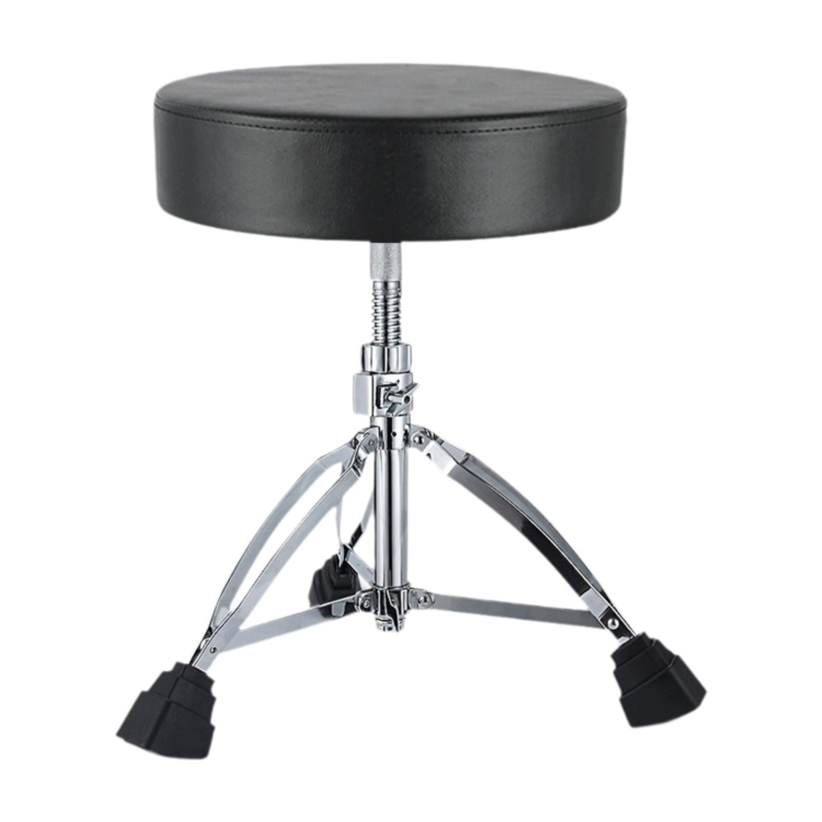 Drum Throne with Tripod Base Comfortable Foldable Drummers Gifts for Kids Adults