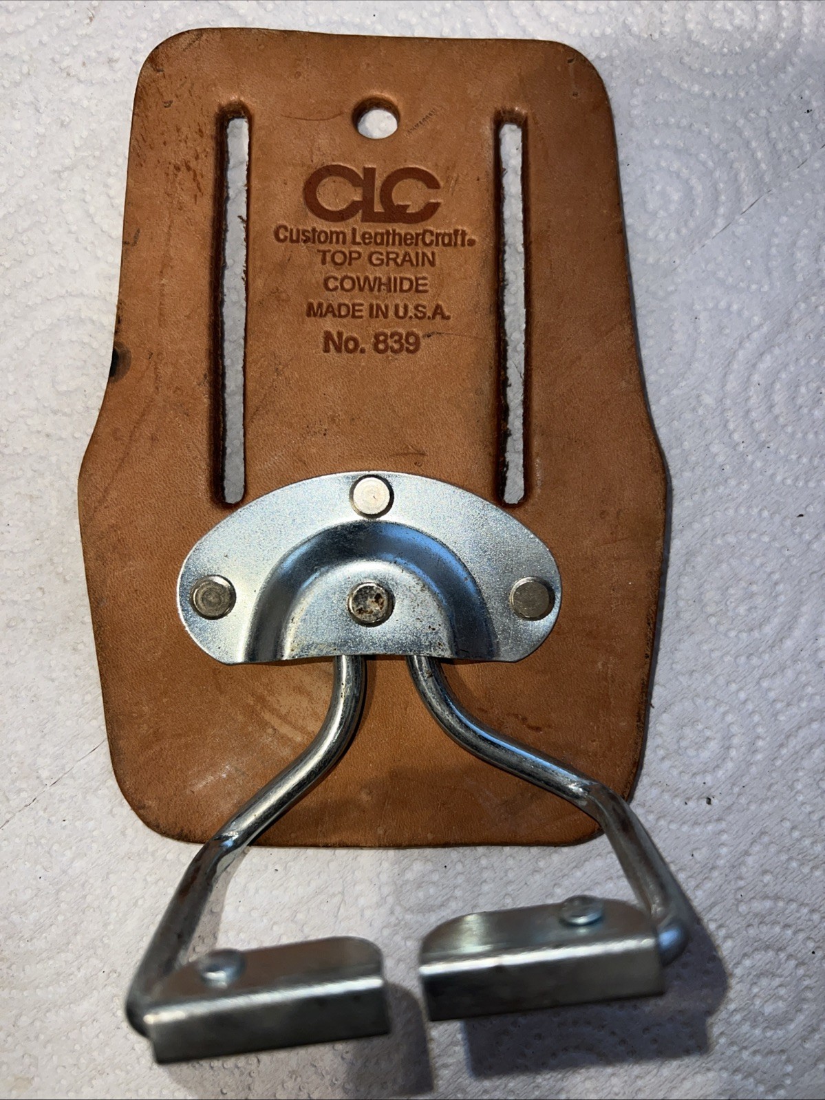 Vintage CLC ~ No. 839 ~ Hammer Holder, leather, U.S.A., Nice Condition