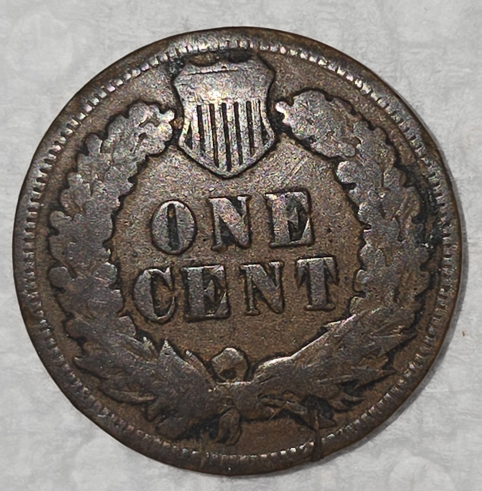 1903 P - Does NOT Sit Flat - Indian Head Penny Cent Ungraded