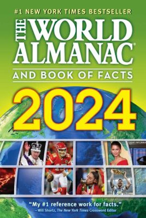 The World Almanac and Book of Facts 2024 Hardcover Sarah Janssen