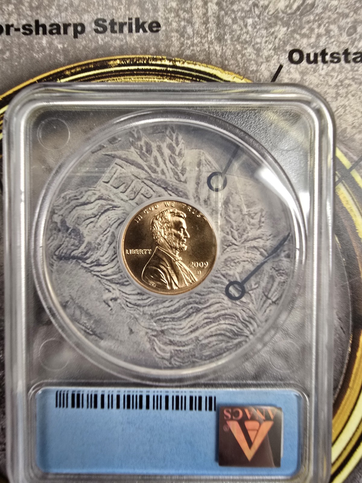 2009 D ANACS SP69 Lincoln 1c Cent