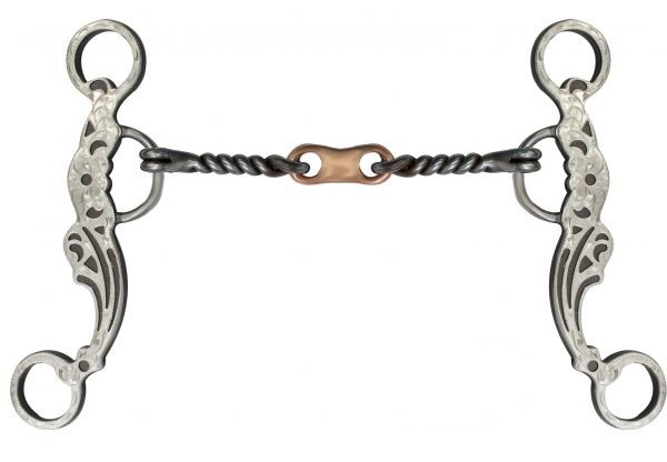 Showman 5" Twisted Mouth Bit w/ Copper Dogbone Center