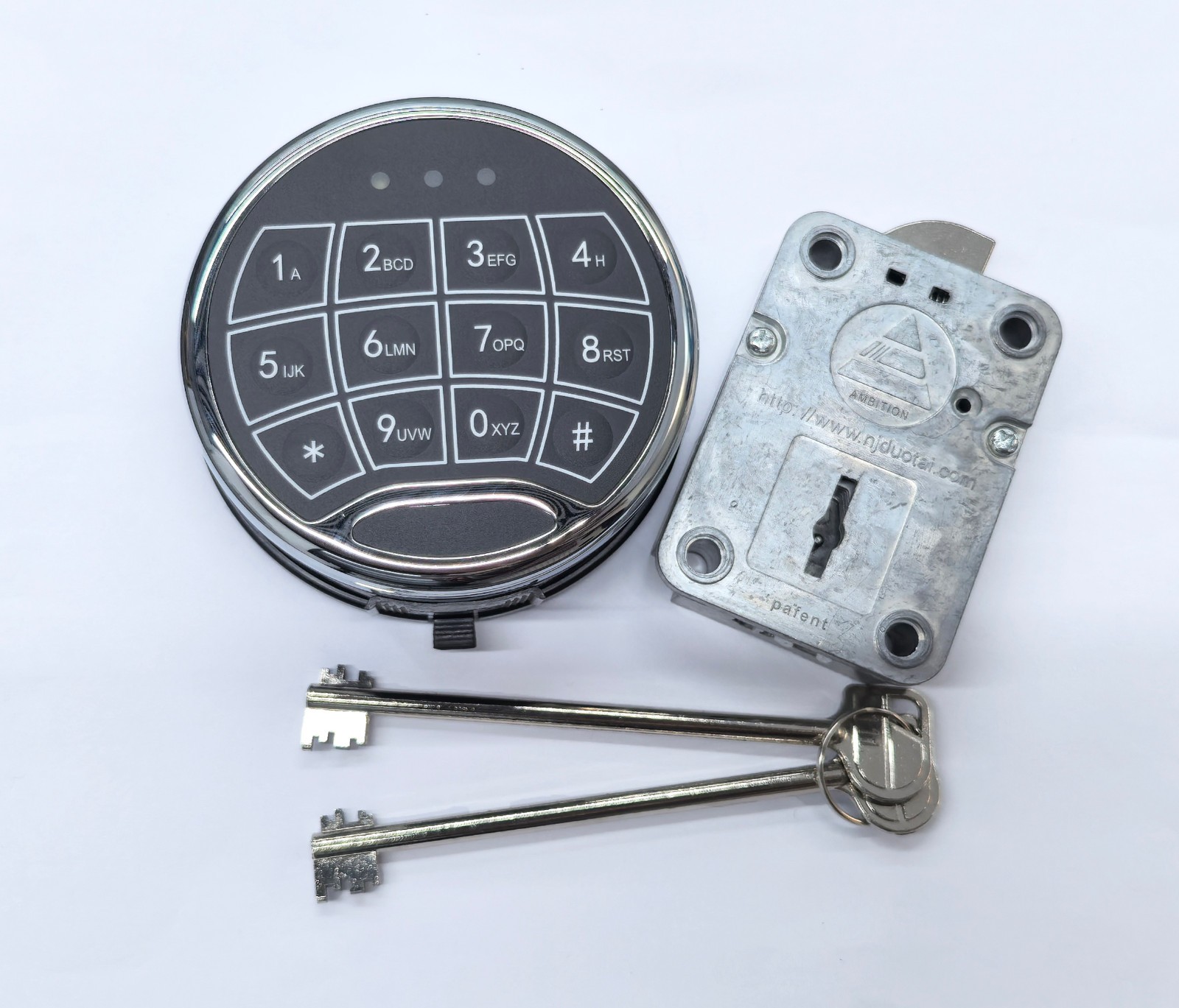 Ambition UL Electronic Safe Lock Replacement Left Hand Swingbolt Lock & 2 Key