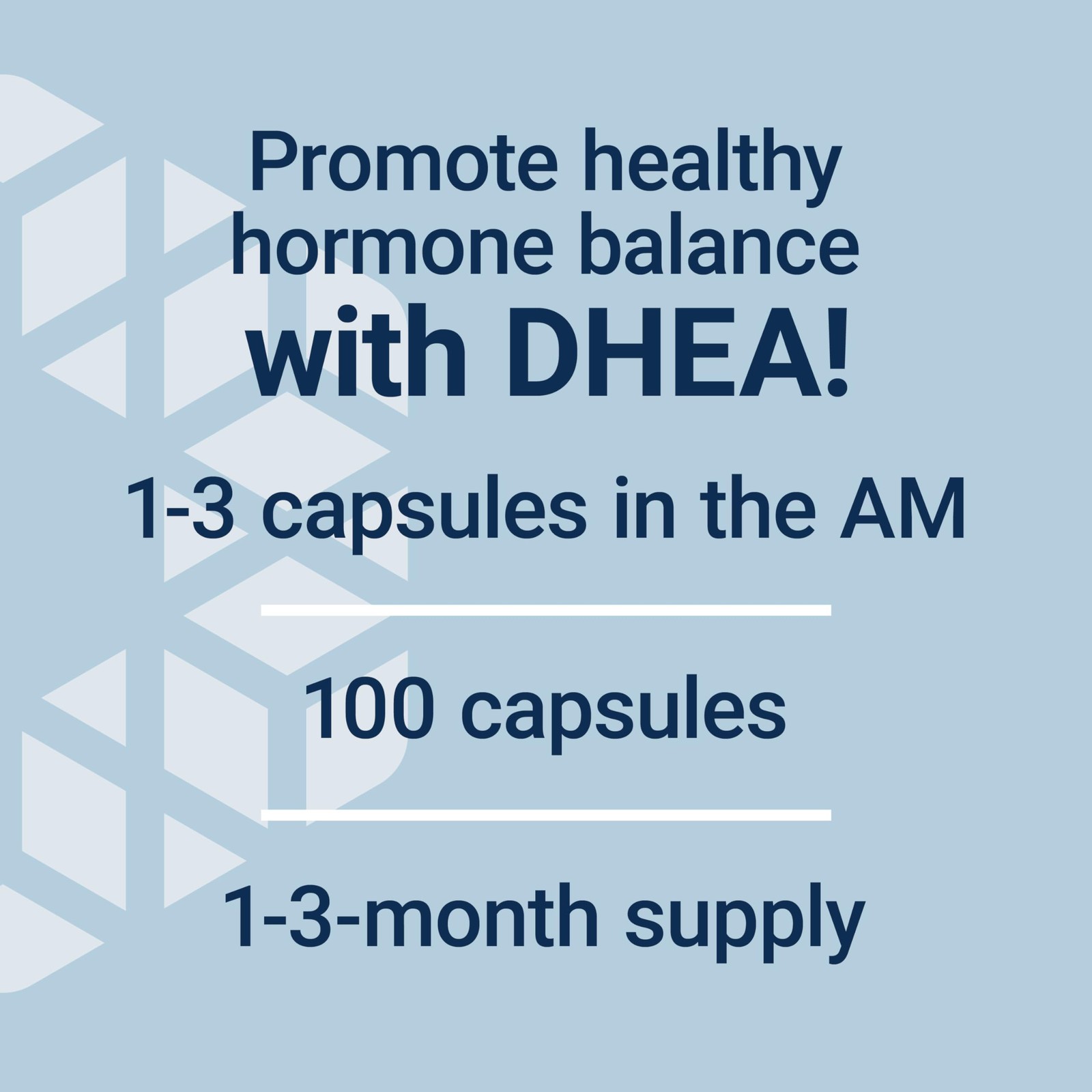 Support Muscle Memory Bone Density - Life Extension DHEA 15mg