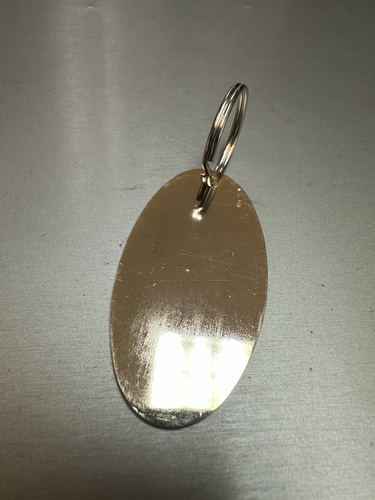 Vintage FIREBIRD Keychain FIREBIRD LOGO, Solid Brass Oval Shape, Gold Tone, Rare