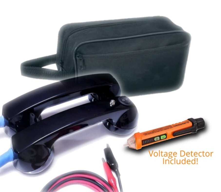 Richway Continuity Loop Phone Set Black with AC voltage Detector