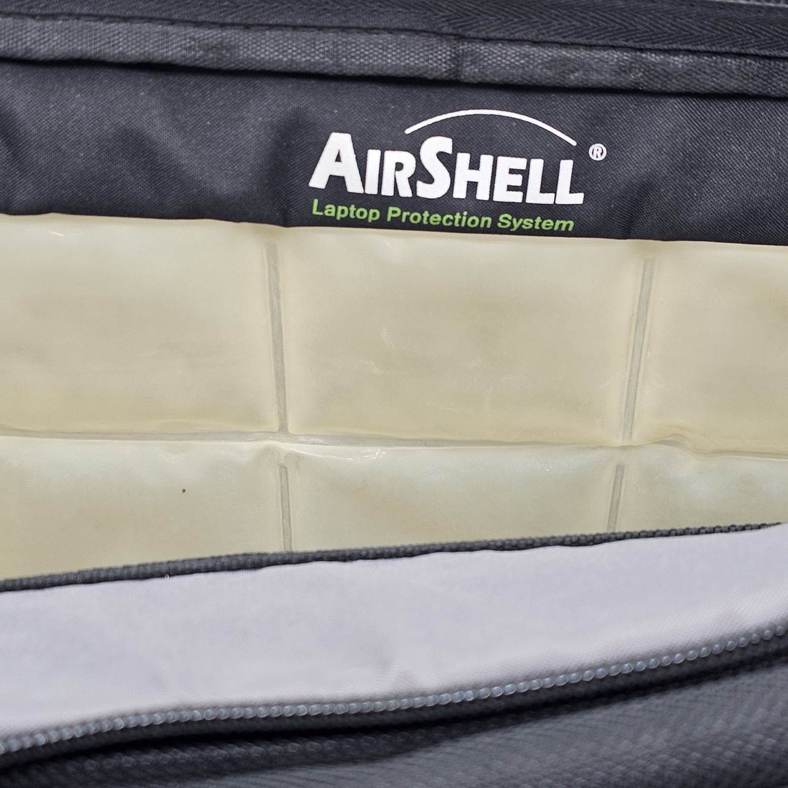 H2T AirShell Laptop Bag Black Shoulder Strap TSA Friendly Multi-Compartment...