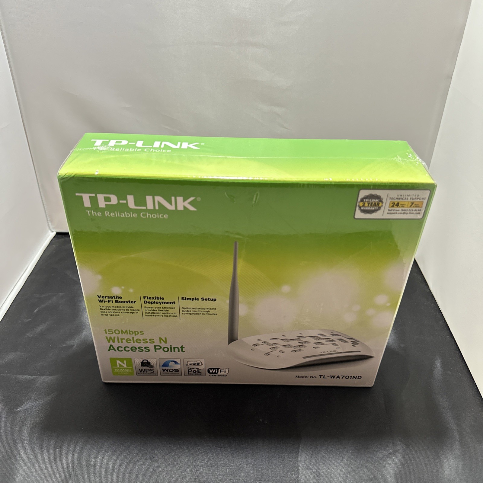 TP-LINK Wireless N Access Point Wi-Fi Booster 150 Mbps TL-WA701ND - NIB